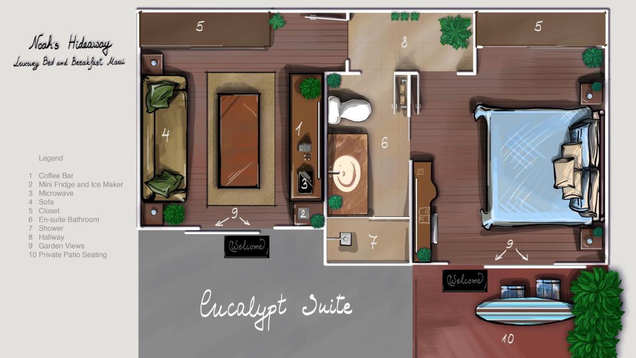 Noahs Hideaway Luxury B&B Lāhainā Exterior foto
